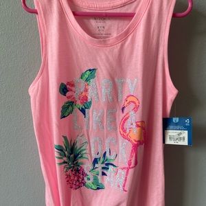 NEW! Party Like a Rock Star Girl Tank Top 🦩